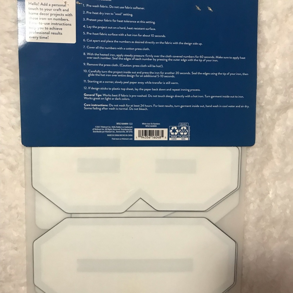 White Design Stickers for Customization - Picture 6 of 6
